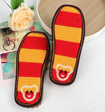 Подошвы 孺子牛毛线鞋垫花底手工勾拖鞋鞋底钩毛线拖鞋橡胶防滑耐磨保暖底 Ox