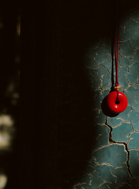 时时皆安|帝王砂平安扣锁骨链