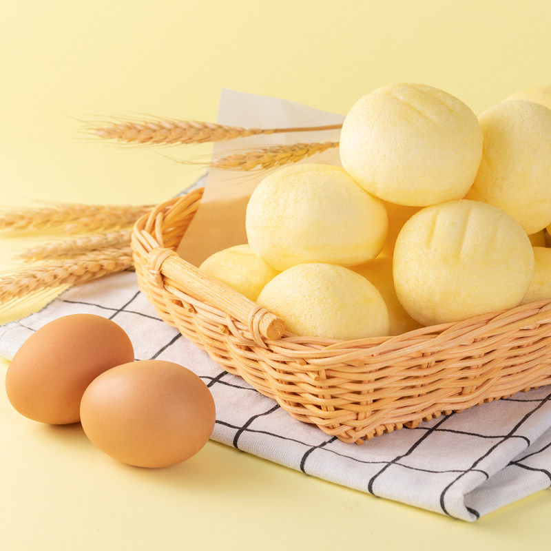 港荣原味蒸蛋糕1000g整箱面包营养早餐健康糕点休闲零食点心