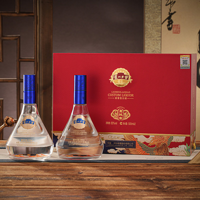泸州老窖500ml×2瓶龙凤礼盒白酒