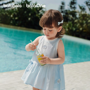 【balaOne】巴拉巴拉童装宝宝连衣裙婴儿公主裙2026款