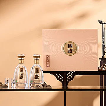 今世缘国缘对开42度白酒礼盒500ml*2浓香型商务宴请[10元优惠券]-寻折猪