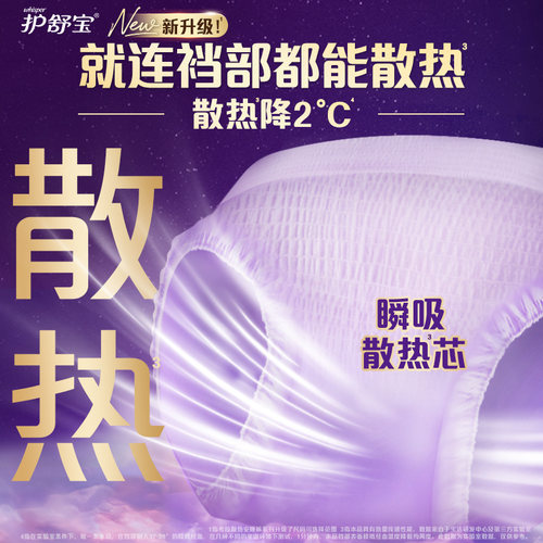 护舒宝防漏考拉安睡裤安心裤M码4条超薄透气夜用裤型卫生巾姨妈巾 - 图2