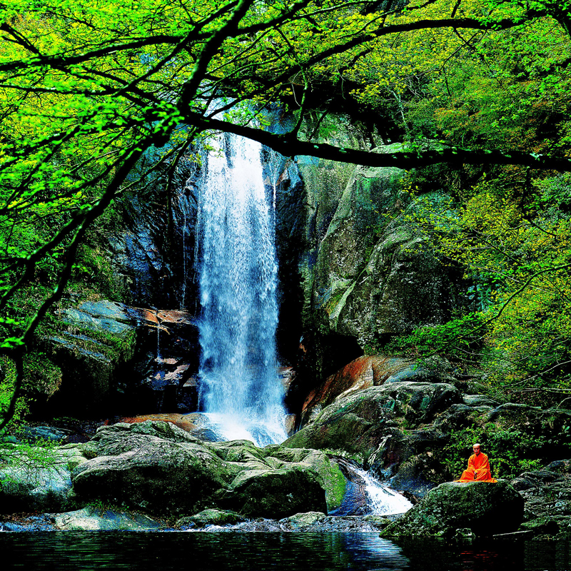 [天台山石梁飞瀑景区-石梁飞瀑门票]台州天台山石梁飞瀑大门票 - 图1