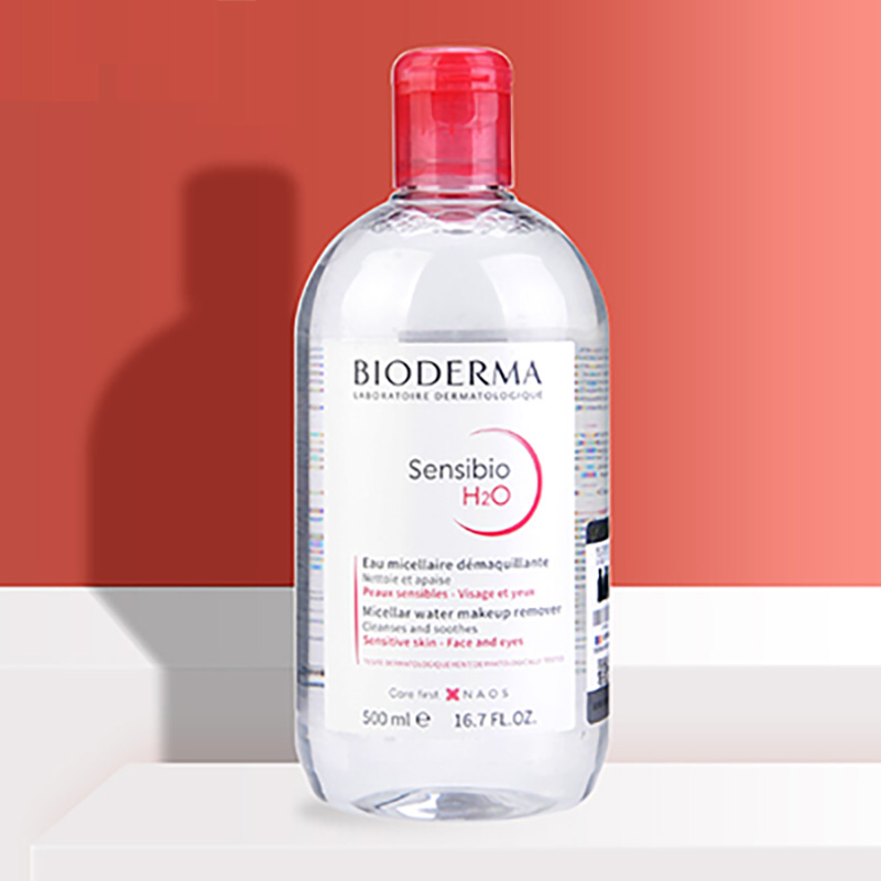 Bioderma/贝德玛法国卸妆水粉水清洁毛孔无刺激眼唇脸500ml