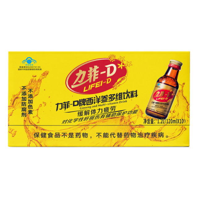Lifei D American Ginseng ເຄື່ອງດື່ມຫຼາຍມິຕິ ປົກປ້ອງຕັບ