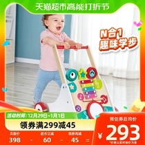 Hape Music Walkway Car Children 1-3 Year Old Puzzle Power Toy Baby Mai Step Trolley Wooden Birthday Present