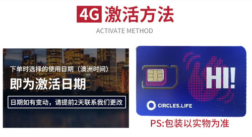 澳大利亚电话卡OPTUS上网4G/5G无限通话流量CIR留学旅游澳洲卡-图1