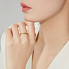 Chow Tai Fook Explosive Sparkling Ice Crushed Gold Pure Gold Ring