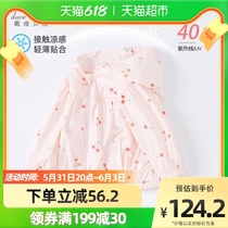 Davibella childrens clothing 2022 Summer new girl cool leather children anti-UV blouses foreign sunscreen jacket