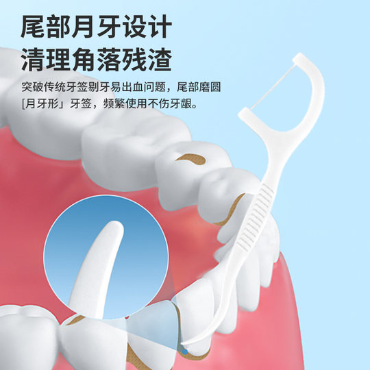 Sunflower ultra-fine high-end creative portable floss pick