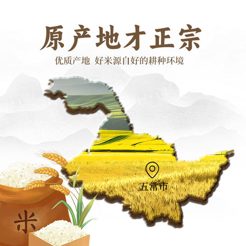 稻程五常大米5斤真空包装当季新米鹰标地标GB/T19266 - 图1