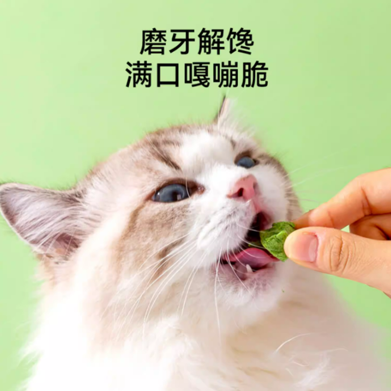 神经猫鸡肉猫草冻干猫零食猫草粒猫草片温和化毛排毛球配猫粮,淘宝优惠券,粉丝福利购,淘宝优惠卷