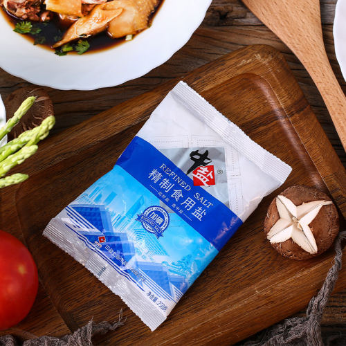 中盐加碘精制食用盐250g*5包食盐小包装家用细盐食用井矿盐 - 图2