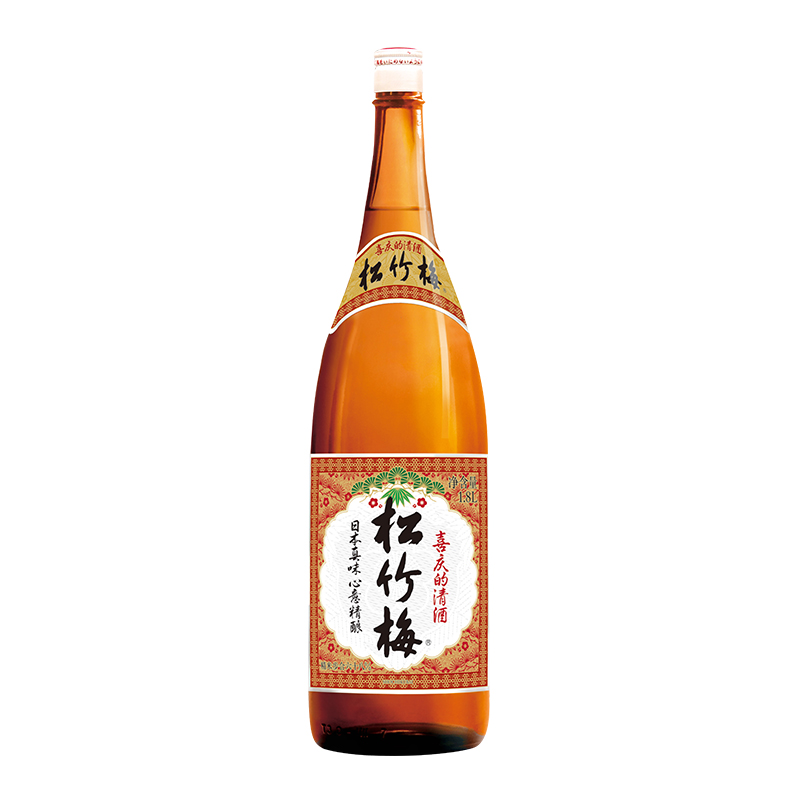 松竹梅国产清酒1.8L日式清酒洋酒米酒发酵酒本酿造料理店同款 - 图0