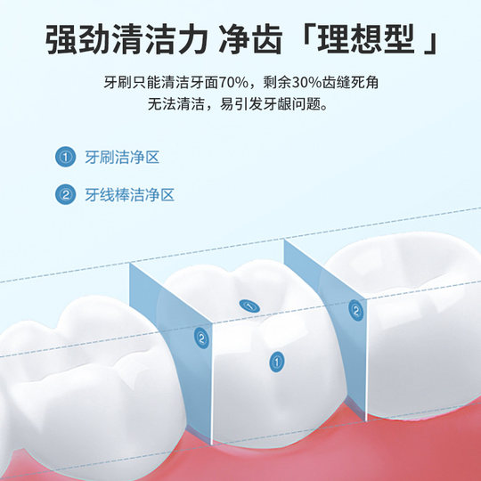 Sunflower ultra-fine high-end creative portable floss pick