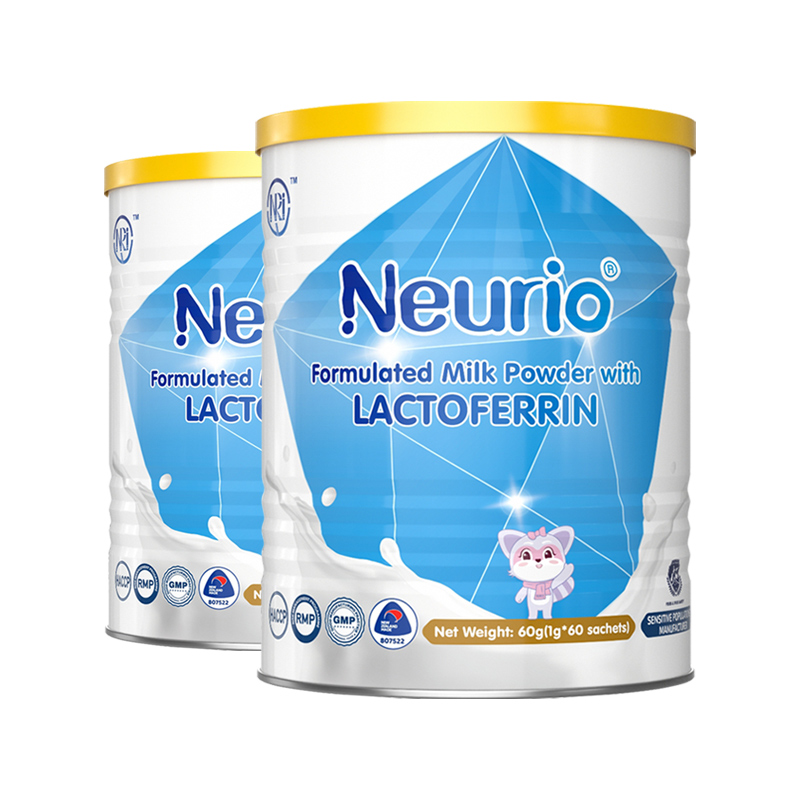 neurio纽瑞优蓝钻版乳铁蛋白调制乳粉60g*2儿童宝宝婴幼儿营养品 - 图0