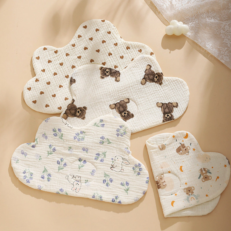 新生儿宝宝云片枕婴儿枕头0到6个月防吐奶枕巾安抚纱布纯棉a类,淘宝优惠券,粉丝福利购,淘宝优惠卷