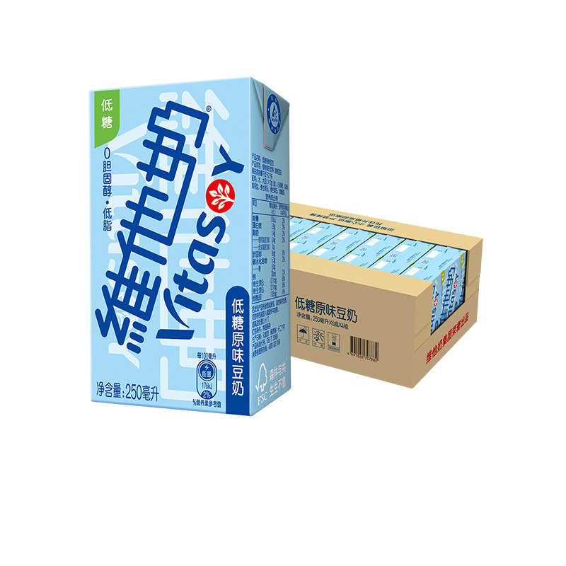 维他奶低糖原味豆奶低脂营养早餐优质植物蛋白饮品饮料好味道,淘宝优惠券,粉丝福利购,淘宝优惠卷