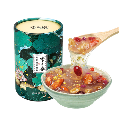 李子柒桂花坚果藕粉莲藕羹莲藕粉营养早餐冲泡代餐食品350g×1罐