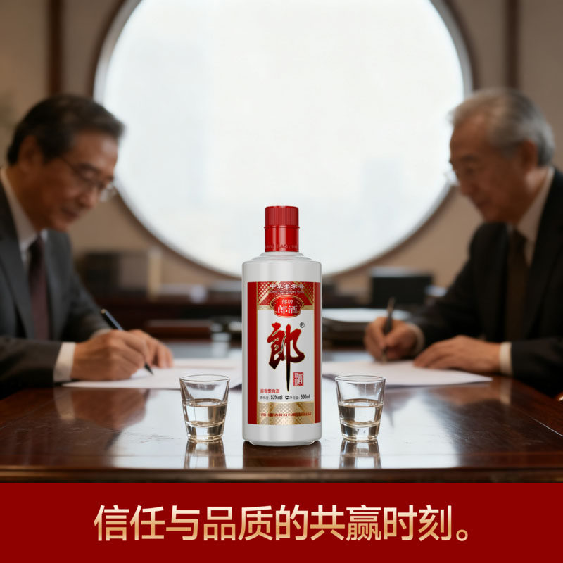 郎酒郎牌郎酒酱香型白酒53度500ml*1瓶普郎自饮送礼佳品粮食酒,淘宝优惠券,粉丝福利购,淘宝优惠卷