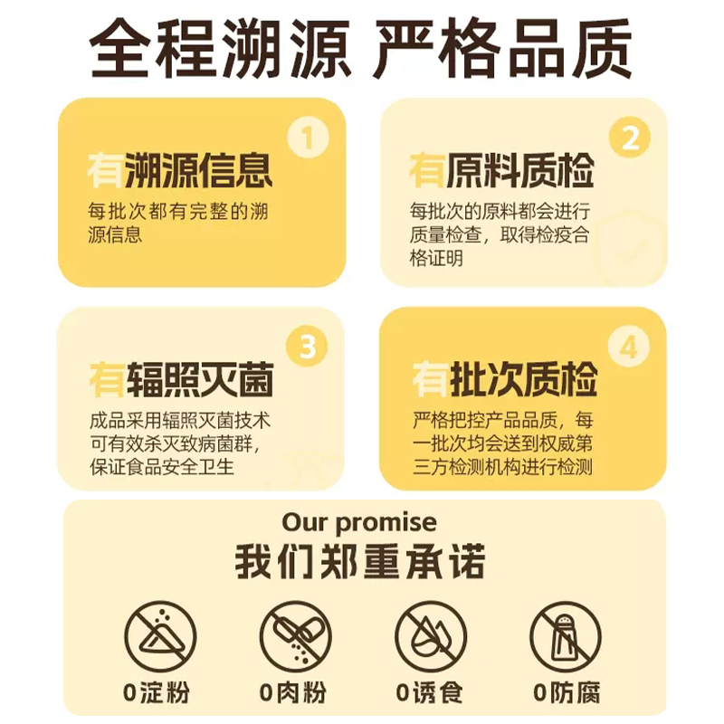 金故全价鲜肉主食小黄包冻干鸡肉猫咪主粮285g/袋低敏美毛生骨肉 - 图3