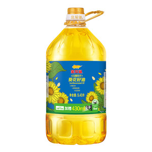 金龙鱼不油腻轻年阳光葵花籽油5.43L/桶