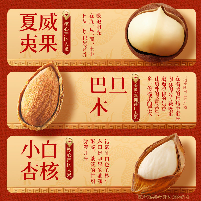 百草味罐装坚果礼盒送礼大礼包混合每日坚果仁小吃休闲零食,淘宝优惠券,粉丝福利购,淘宝优惠卷