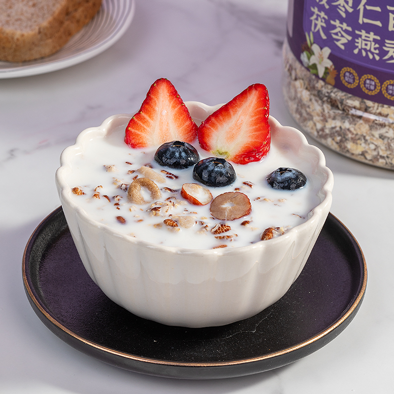 欧享客酸枣仁百合茯苓燕麦片营养早餐即食冲饮粗粮饱腹健康代餐 - 图1