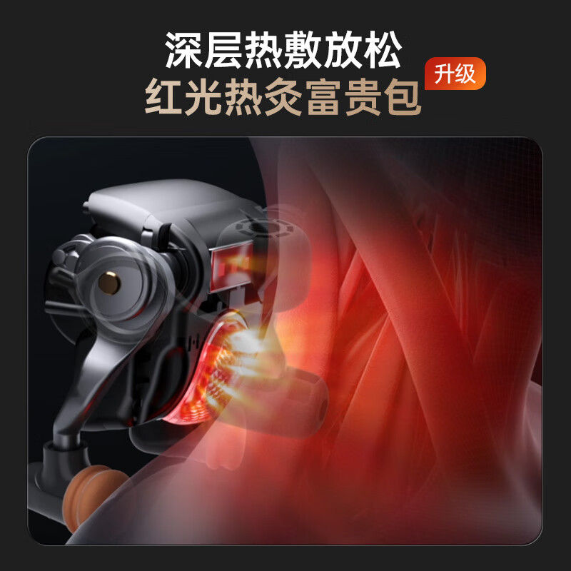 美国西屋UK6颈椎按摩器肩颈按摩仪揉捏捶打斜方肌腰背颈部按摩仪 - 图3