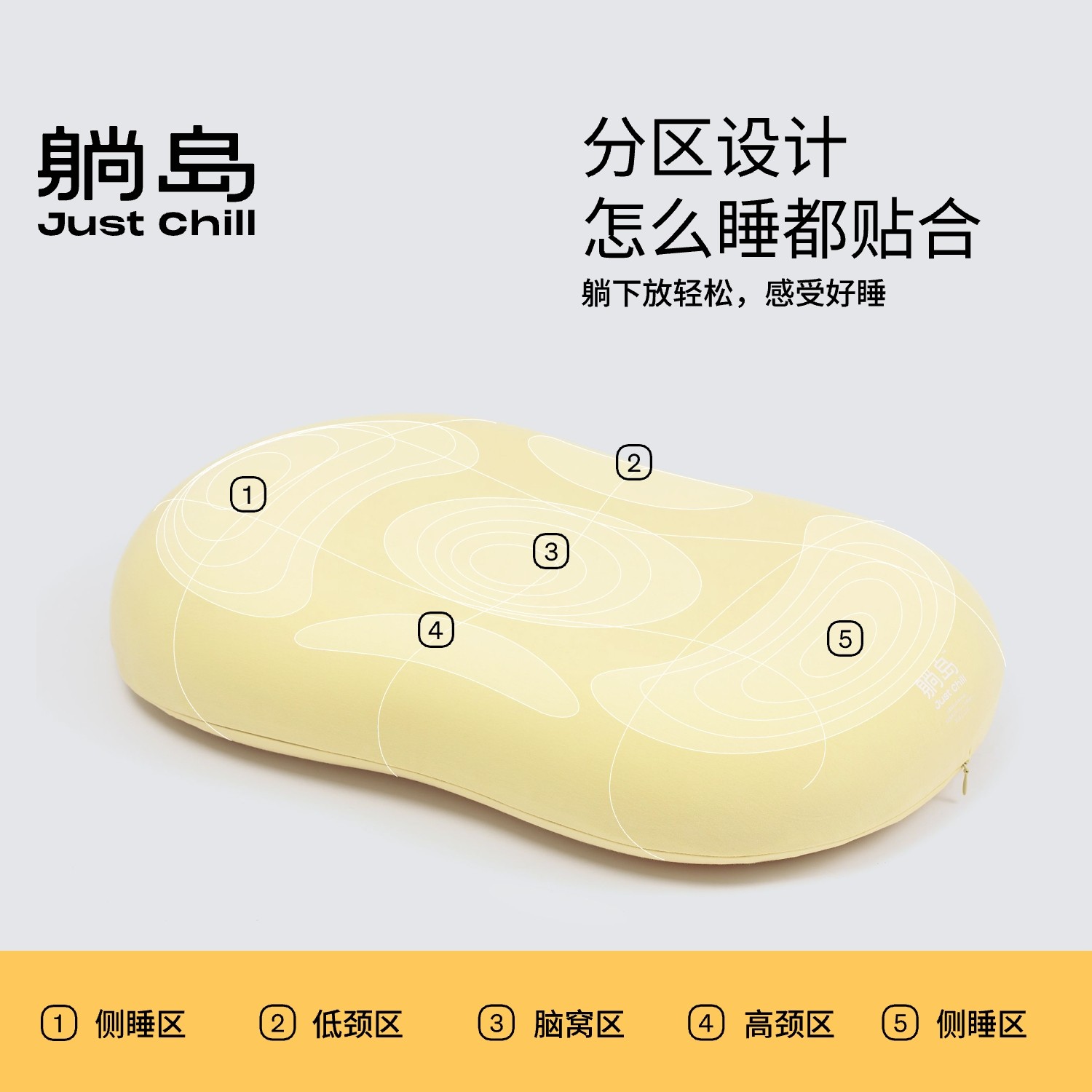 躺岛猫肚皮枕轻盈枕记忆棉承托侧睡分区深睡家用便携枕头透气枕芯,淘宝优惠券,粉丝福利购,淘宝优惠卷