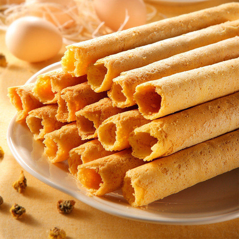 永辉葡式手信鸡蛋卷500g年货礼盒澳门特产零食点心代餐独立小包装