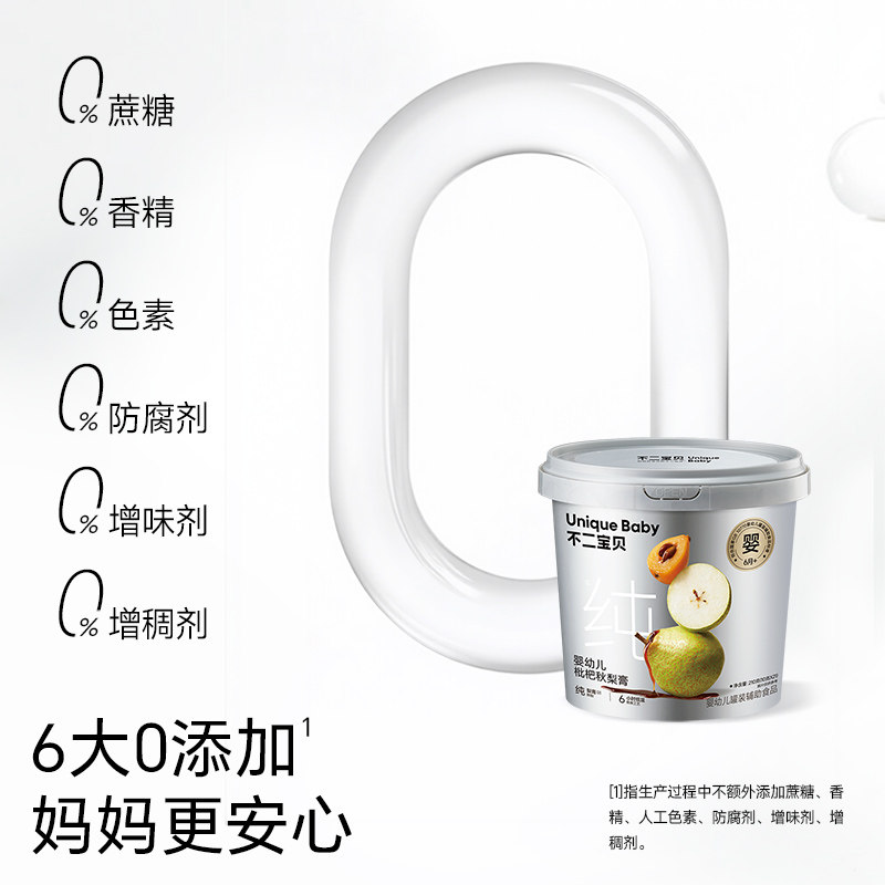 不二宝贝莱阳秋梨枇杷膏无添加蔗糖泡水冲水老人儿童秋冬养生滋润