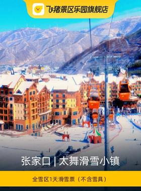 [太舞滑雪小镇-全雪区1天滑雪票（不含雪具）]