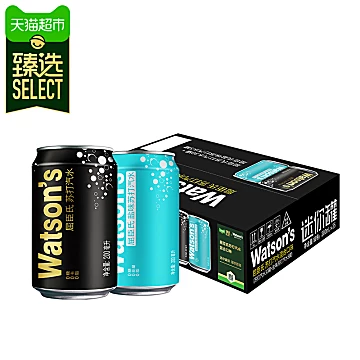 屈臣氏苏打水无糖汽水混合200ml*35罐[2元优惠券]-寻折猪