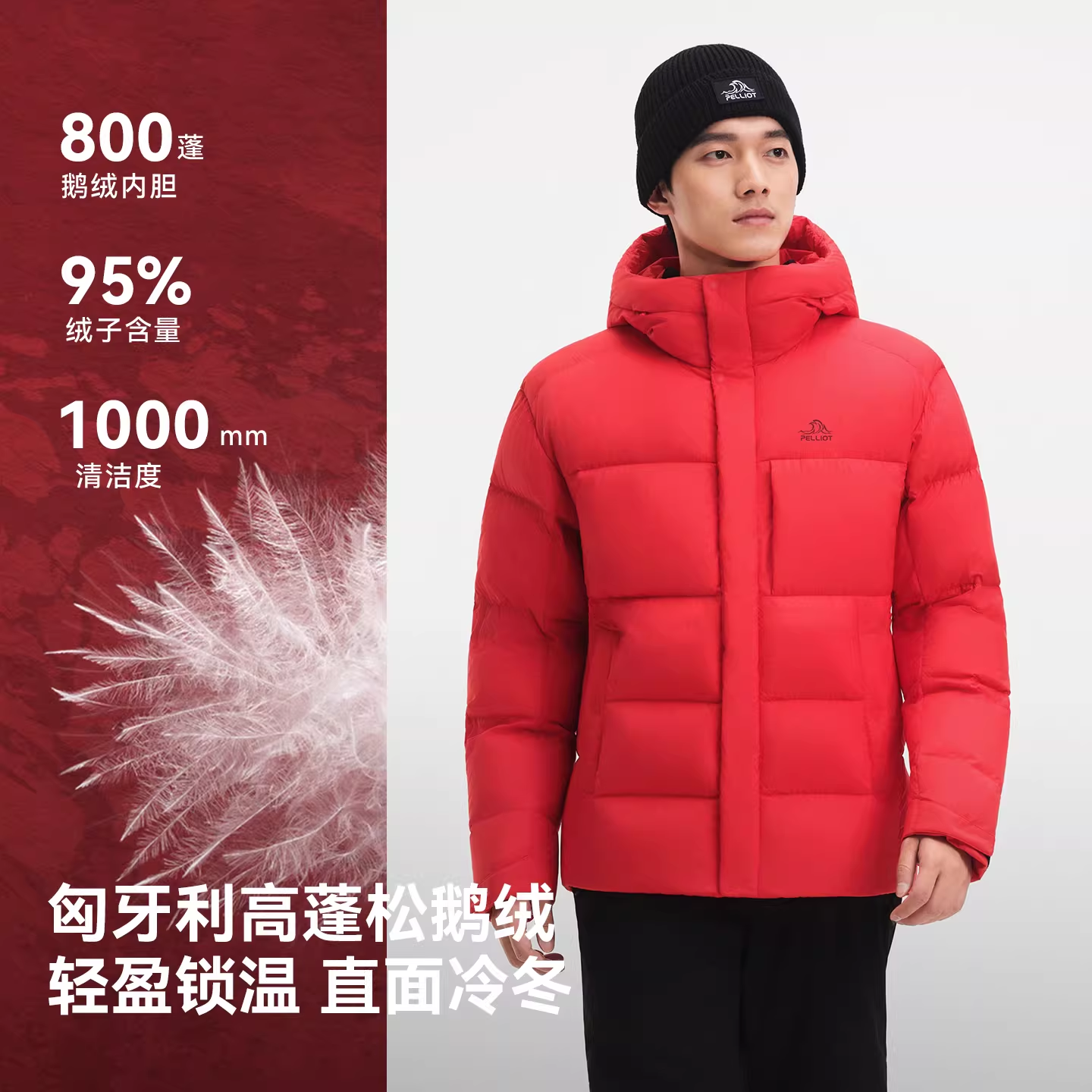 【马年限定】伯希和极寒Pro户外800蓬泡芙羽绒服女新款鹅绒服男