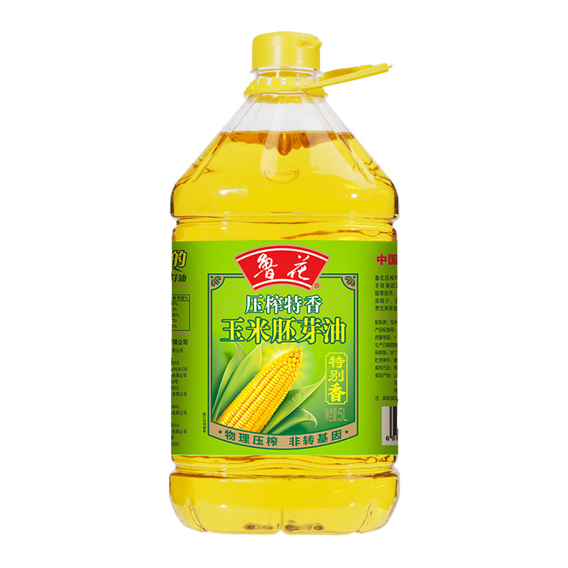 鲁花压榨特香玉米胚芽油5L物理压榨 非转基因 食用油 调味,淘宝优惠券,粉丝福利购,淘宝优惠卷