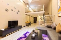 Jubilation of apartments (Guangzhou South Railway Station) to rejoice with an ex-gratia large bed room