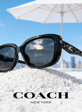 蔻驰遮阳女方形时尚新品太阳眼镜