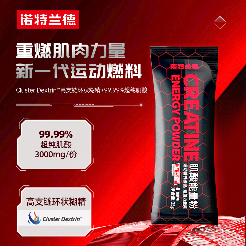 诺特兰德肌酸一水肌酸训练健身超纯锌镁肌酸粉运动耐力爆发力正品 - 图0