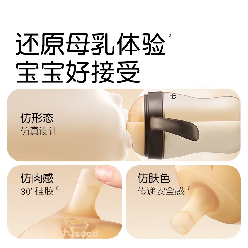 【需选择sku】世喜吸管奶嘴吸管杯/吸管奶瓶替换嘴12+个月