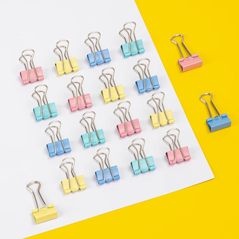 齐心文件夹长尾夹大号金属燕尾夹彩色混合装小号票夹多功能,淘宝优惠券,粉丝福利购,淘宝优惠卷