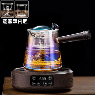 品2023新款耐热侧把玻璃茶壶家用电陶炉煮茶壶过滤泡茶器茶具套促-图1