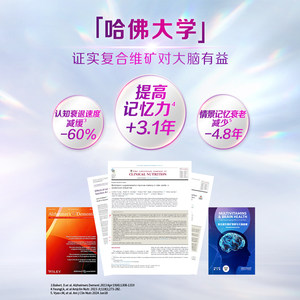 CENTRUM/善存女士复合维生素片120片脑力瓶矿物质B族女士增添活力