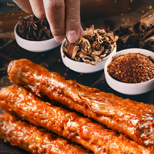 精武整根风干烤脖鸡脖长脖肉干卤味零食小吃熟食非鸭脖 - 图2