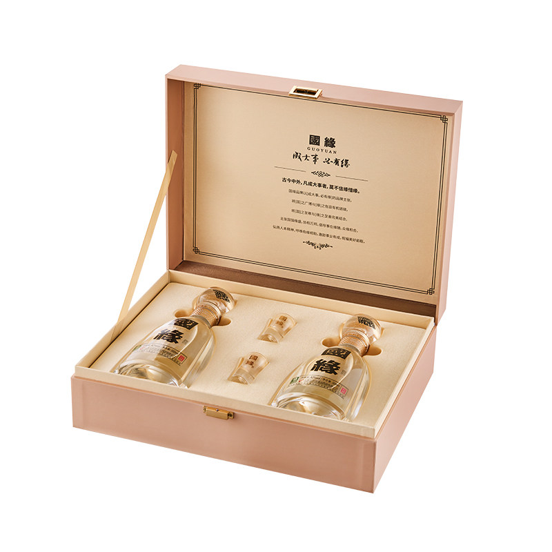 今世缘国缘四开42度500ml*2瓶礼盒装浓香型白酒 商务宴请送礼酒水