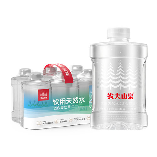 直播专享农夫山泉饮用天然水适合婴幼儿多规格可选 - 图0