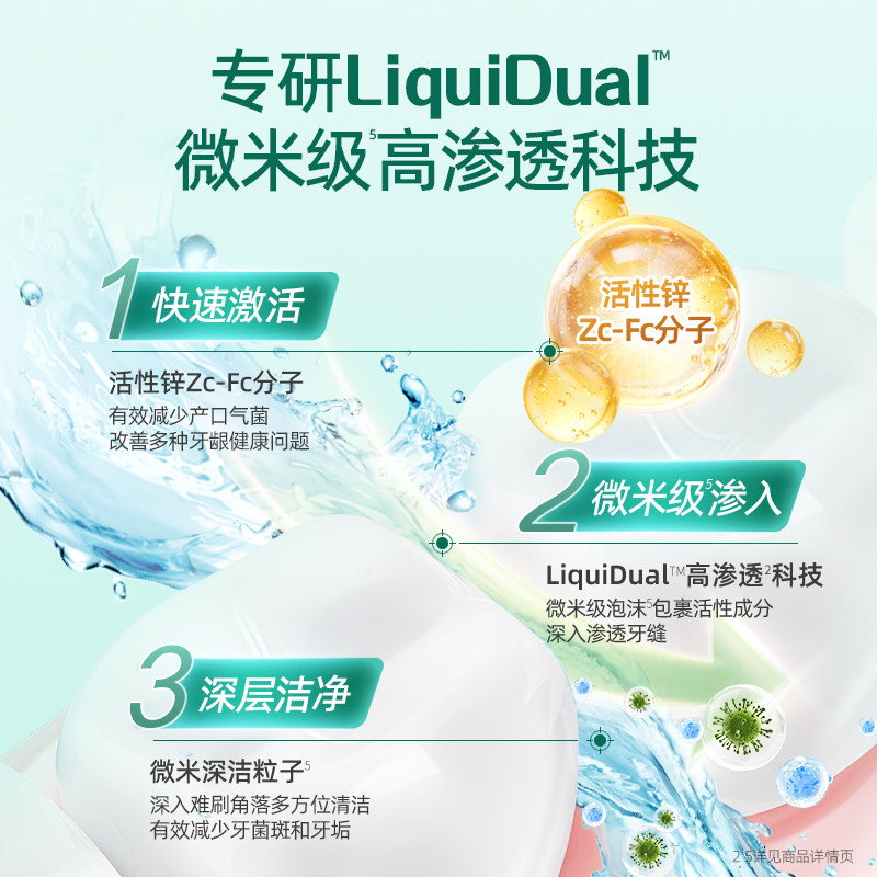 DARLIE好来(原黑人)牙膏茶倍健初萃茶双重薄荷160g*4套装