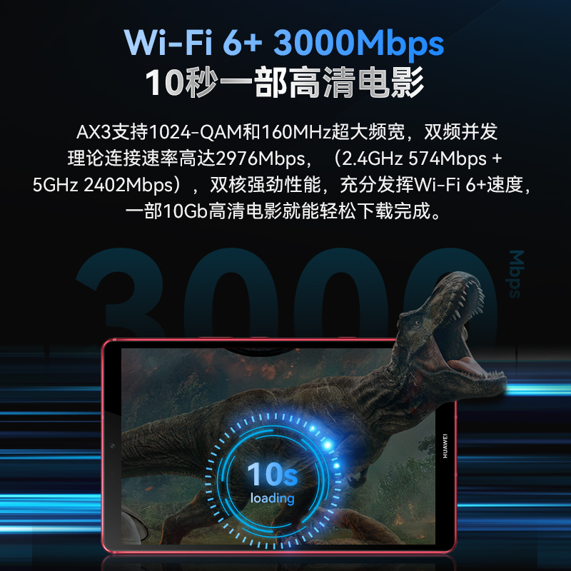 华为WiFi6AX3路由器千兆家用高速无线WiFi光纤路由器穿墙王3000M-图3