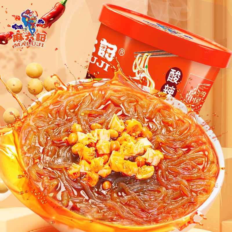 麻六记酸辣粉178g6桶装湿粉冲泡方便速食粉丝,淘宝优惠券,粉丝福利购,淘宝优惠卷